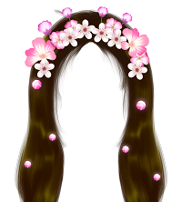 花朵发型